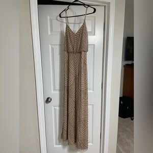 Bridesmaid Dress (Nude) - Adriana Papell